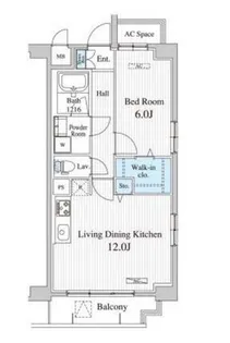 東京都江東区高橋【マンション】の間取り