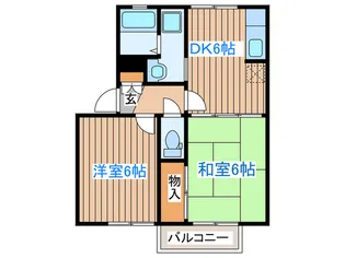 セジュ-ルA【2階】の間取り