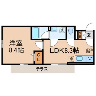 神奈川県横浜市保土ヶ谷区坂本町【アパート】の間取り