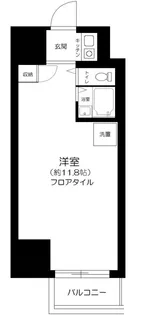 ウィン池袋【7階】の間取り