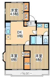 神奈川県相模原市南区上鶴間本町1【マンション】の間取り