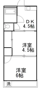 長澤ビル【2階】の間取り