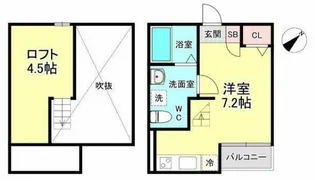千葉県千葉市稲毛区稲毛町5【アパート】の間取り