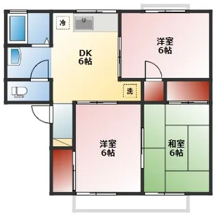 エスポワール佐藤A【2階】の間取り