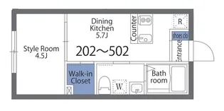 東京都墨田区八広4【マンション】の間取り