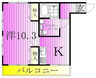 グランズレジデンス梅田【3階】の間取り
