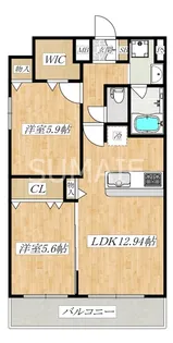 TCS北浦和レジデンス【8階】の間取り