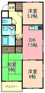 東京都足立区伊興3【マンション】の間取り