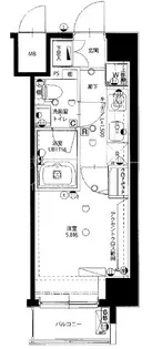 B CITY HIGASHI IKEBUKURO【11階】の間取り