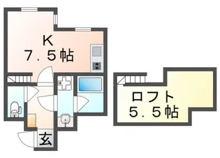 ガレリア千里山【2階】の間取り