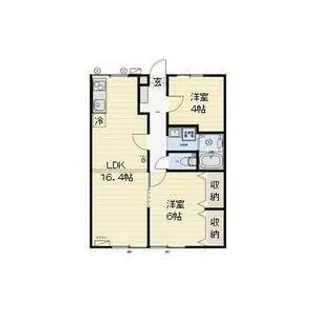 ラ・フォーレあずま【2階】の間取り