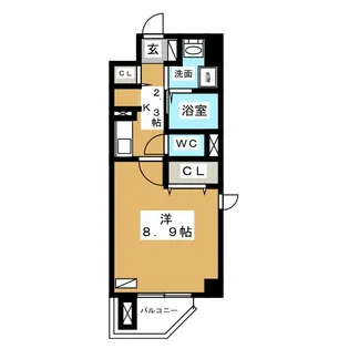 ストーンブリッジ名駅【3階】の間取り