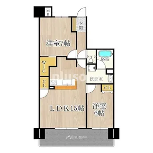 CITY SPIRE難波グレイス【12階】の間取り