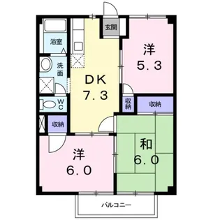 スマイル天満【2階】の間取り