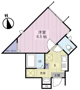 ルミナスウエスト自由が丘【1階】の間取り