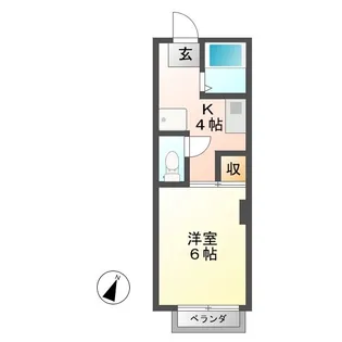 プチハウスM’ア・メイク【1階】の間取り