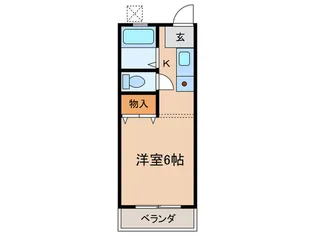 テックハイツ【2階】の間取り