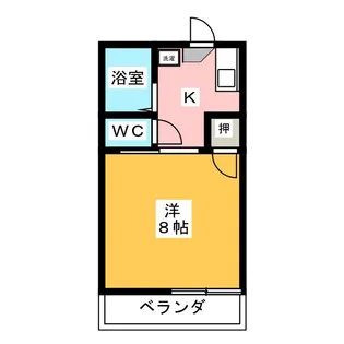 ハミング弘栄A【1階】の間取り