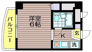 アベニュー烏山【5階】の間取り