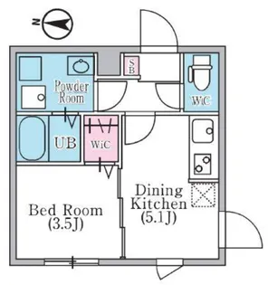 デュオメゾン住吉【4階】の間取り
