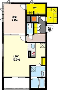 ラピスガーデン B棟【3階】の間取り