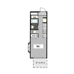プラチナコート洗足【1階】の間取り
