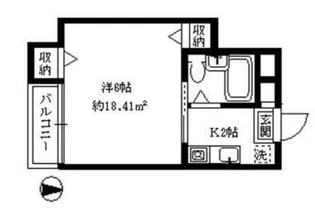 ライフピア新宿【3階】の間取り