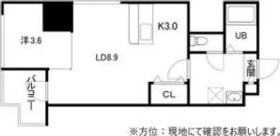 カルフール大通東【4階】の間取り