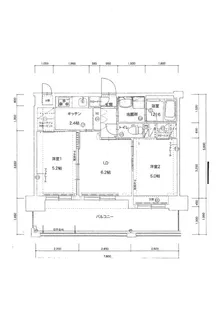 アルファシオサウスフォンテ【11階】の間取り