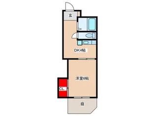 マンション植田【1階】の間取り