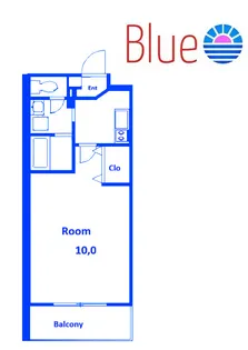 セレスティア江ノ島【3階】の間取り