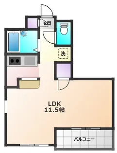 P・Lime【4階】の間取り
