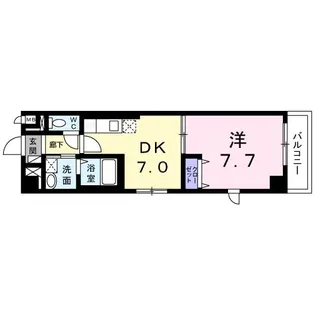 クレオス成城【2階】の間取り