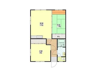 レインボーハイツ【2階】の間取り