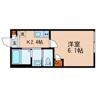 メゾン・ブランシュ【1階】の間取り
