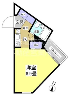 カーサ・ミラ浜松【2階】の間取り