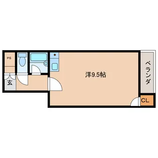 リベラルコート【2階】の間取り