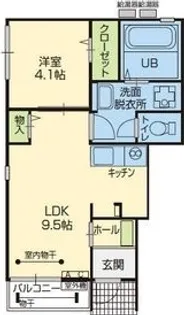 ランシェ【1階】の間取り