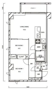 The MEGURO【2階】の間取り