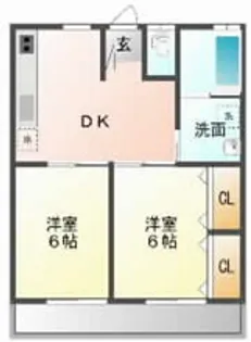 ユニオンレストIII【1階】の間取り