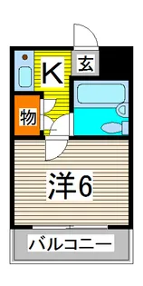 ブランノーヴァ蕨II【3階】の間取り