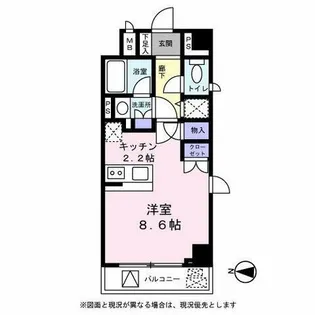 ガーデンハウス柿の木坂【1階】の間取り