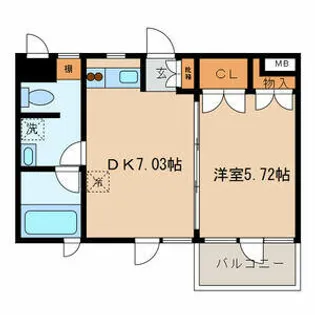 アドレー渋谷本町アネックス【3階】の間取り