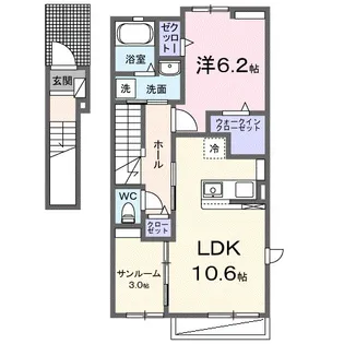 メイ ガーデン【2階】の間取り