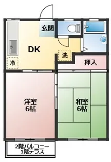 センチュリーハウスA【2階】の間取り
