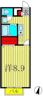 アムールグリーンビレッジIII【1階】の間取り
