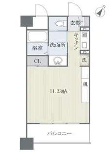 フェルト627【5階】の間取り