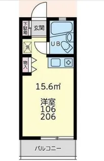 グランジャ横浜【2階】の間取り