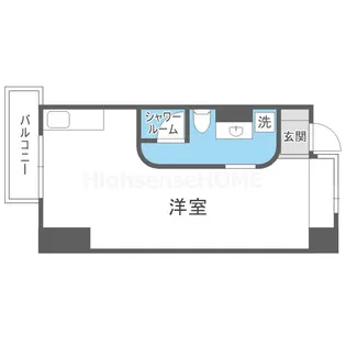 森之宮スカイガーデンハウス【5階】の間取り