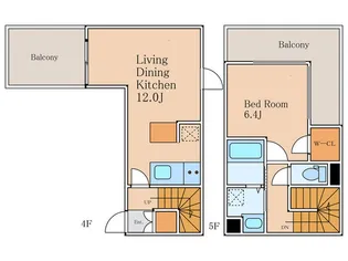 robot home 中目黒の間取り
